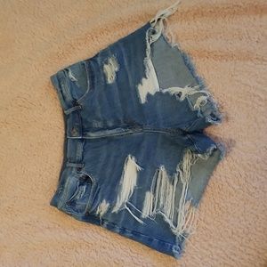 American Eagle highest rise 90s boyfriend shorts